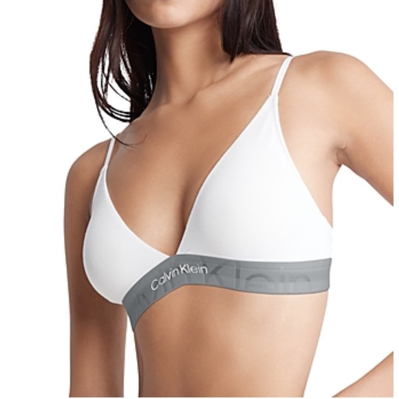 NWT Calvin Klein Modern Cotton lightly lined triangle bralette - Picture 9 of 9